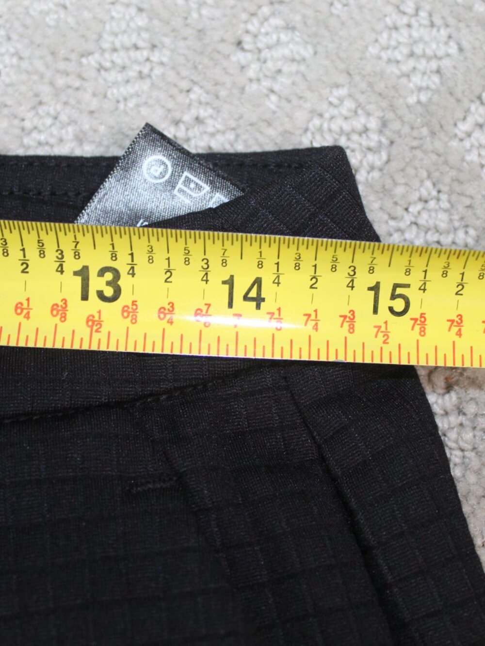 Liverpool Size 4/27 Black Textured Square Pattern Pants - Picture 5 of 8